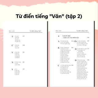 Sách Từ Điển Tiếng Văn (Tập 2) - Rubik Văn Chương