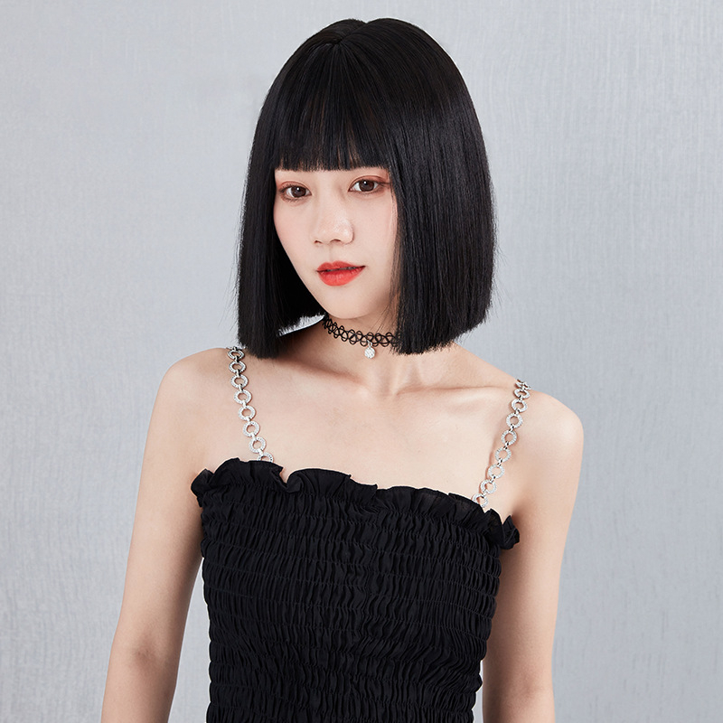 Vic tóc giả chân ngang 507 💖FREESHIP💖 tóc giả vic ngắn, vic lửng tóc giả, tặng lưới chụp