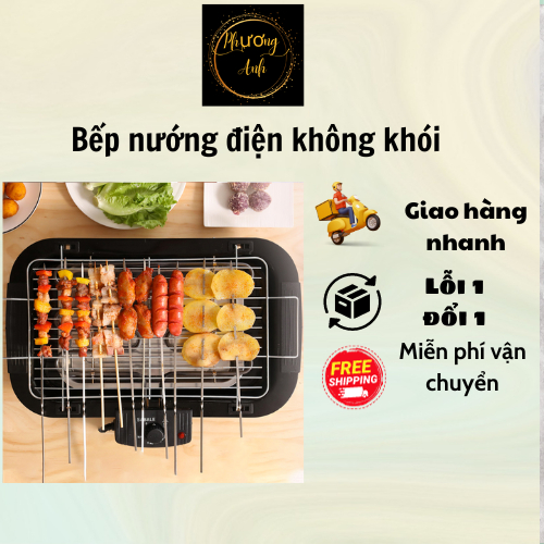 Bếp Nướng Điện Không Khói, Bếp Nướng BBQ Mini ELECTRIC Chât Lượng Cao Hàng Loại 1