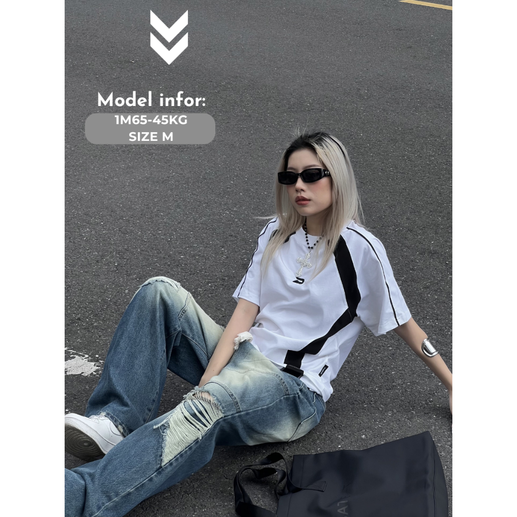 Áo thun phối Dy2k Local Brand Unisex Devotus Premium 100% Cotton form Oversize Fullbox - Thêu logo