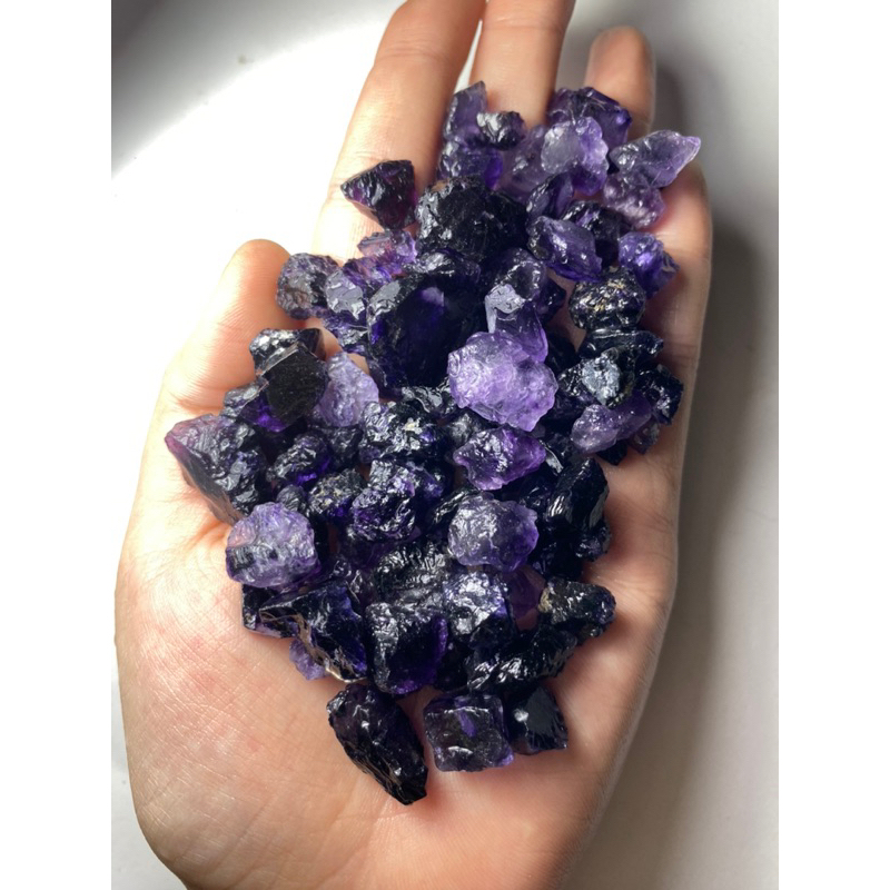 1kg Purple flourite handmade