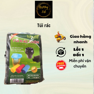 Túi đựng rác, cuộn túi đựng rác tự phân hủy, combo 3 cuộn túi rác phân hủy sinh học