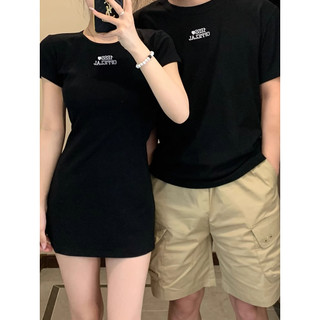 Áo đôi 1ESS<3 dáng xuông trơn basic màu đen và tiêu 𝐋𝐎𝐕𝐄 𝐅𝐎𝐑𝐄𝐕𝐄𝐑 𝐒𝐄𝐓