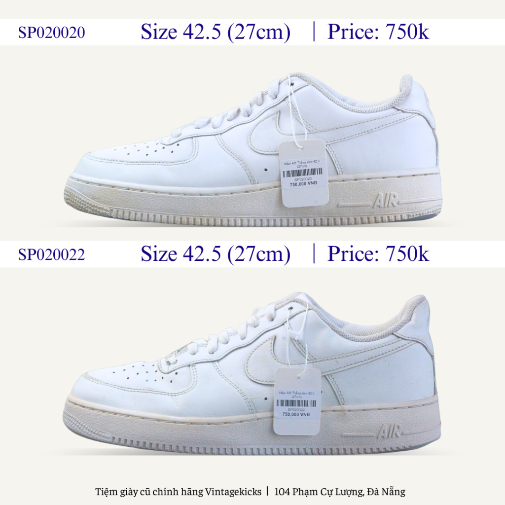 Giày 2hand thể thao Vintagekicks