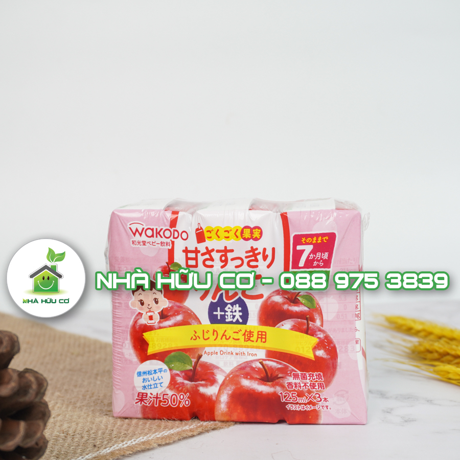 Nước ép trái cây WAKODO cho bé Nhật Bản - Date: 3/2024 - Nhà hữu cơ