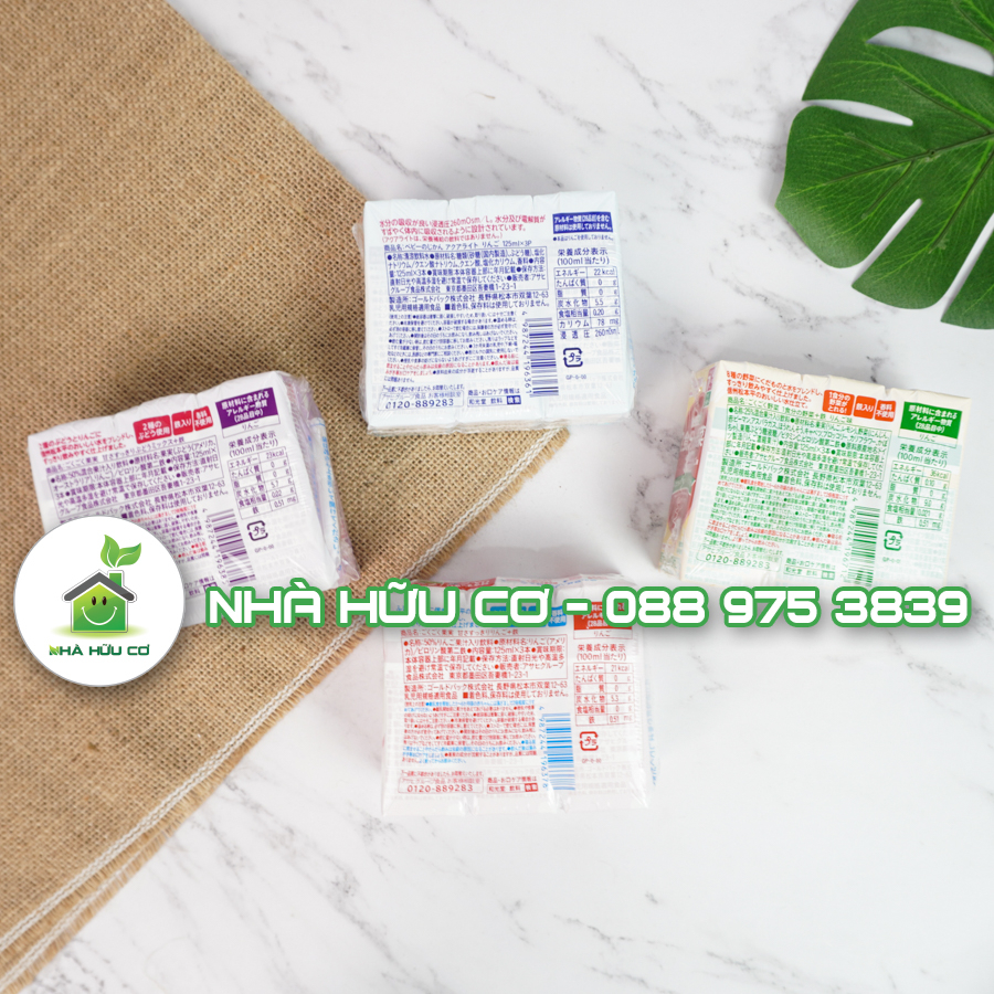 Nước ép trái cây WAKODO cho bé Nhật Bản - Date: 3/2024 - Nhà hữu cơ