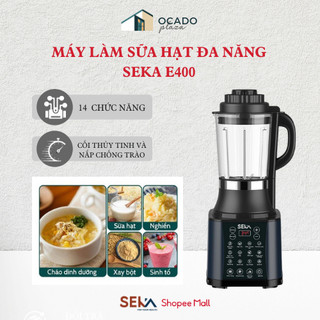 Máy làm sữa hạt đa năng SEKA E400 14in1, máy làm sinh tố, sữa đậu nành, chính hãng