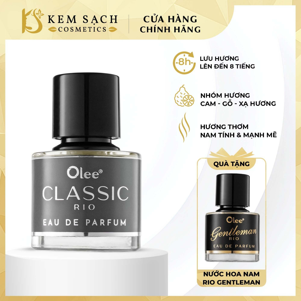 Combo 2 Nước Hoa Nam Rio Classic
