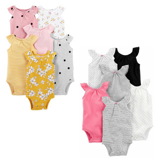 (CHỌN MẪU) Body chip không tay sát nách cánh tiên, bodysuit bé gái sơ sinh xuất dư bộ quần áo trẻ em cho bé shop NEM