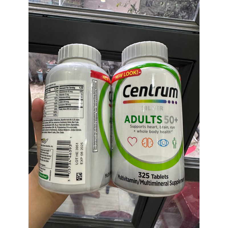 Viên uống Centrum adults multivitamin dành cho nam và nữ dưới 50 tuổi 425 viên