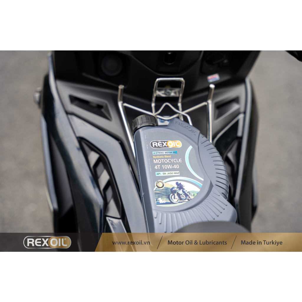 Dầu Nhớt Xe Môtô RexOil Blend 10W40 1L