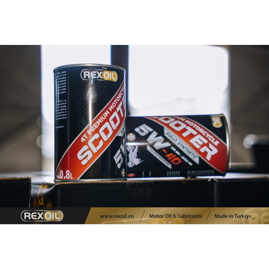 Dầu Nhớt Xe Tay Ga Rexoil Scooter 5W40 1L