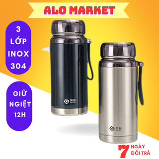 [hàng cao cấp] Bình giữ nhiệt BAOL kim cương dung tích 600ml - 1000ml - 1200ml - 1500ml