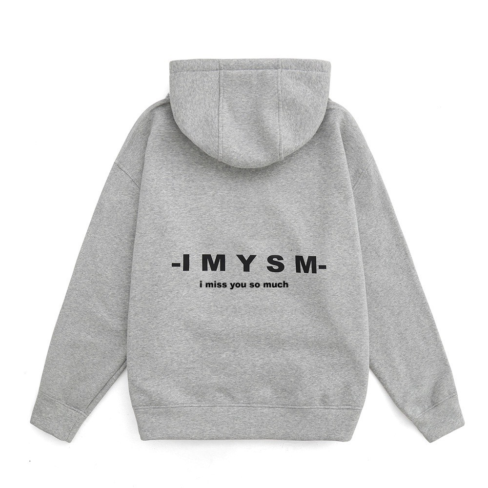 Hoodie Zip IMYSM , Áo Khoác Nỉ Bông Mũ Trùm Form Rộng Cao Cấp