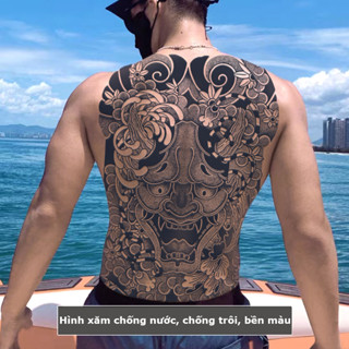 Hình xăm 15 ngày full lưng BD-007, hình xăm giả tạm thời bền màu lên tới 15 ngày