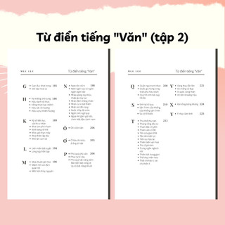 Sách Từ Điển Tiếng Văn (Tập 2) - Rubik Văn Chương
