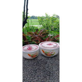 BỘ THỐ SỨ 2 MÓN NẤP HÚT CHÂN KHÔNG