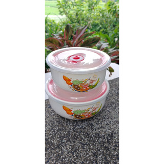 BỘ THỐ SỨ 2 MÓN NẤP HÚT CHÂN KHÔNG