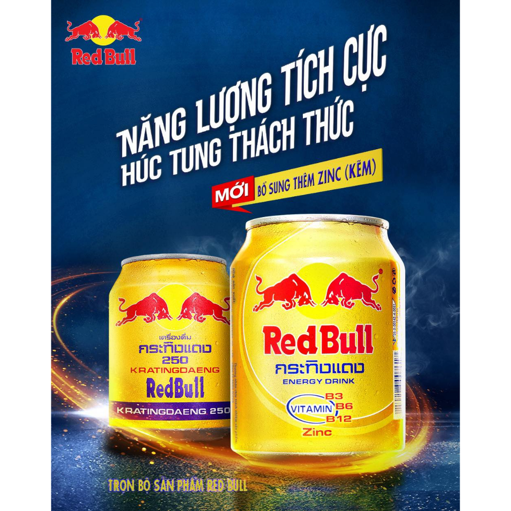 Thùng 24 lon nước tăng lực Redbull