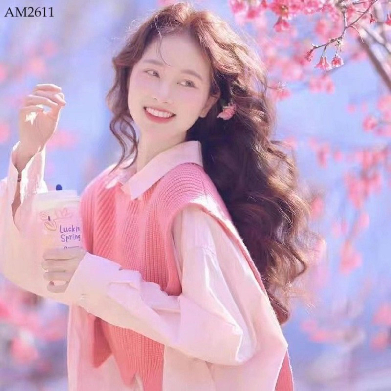 SET ÁO SƠ MI VÀ GILE NỮ