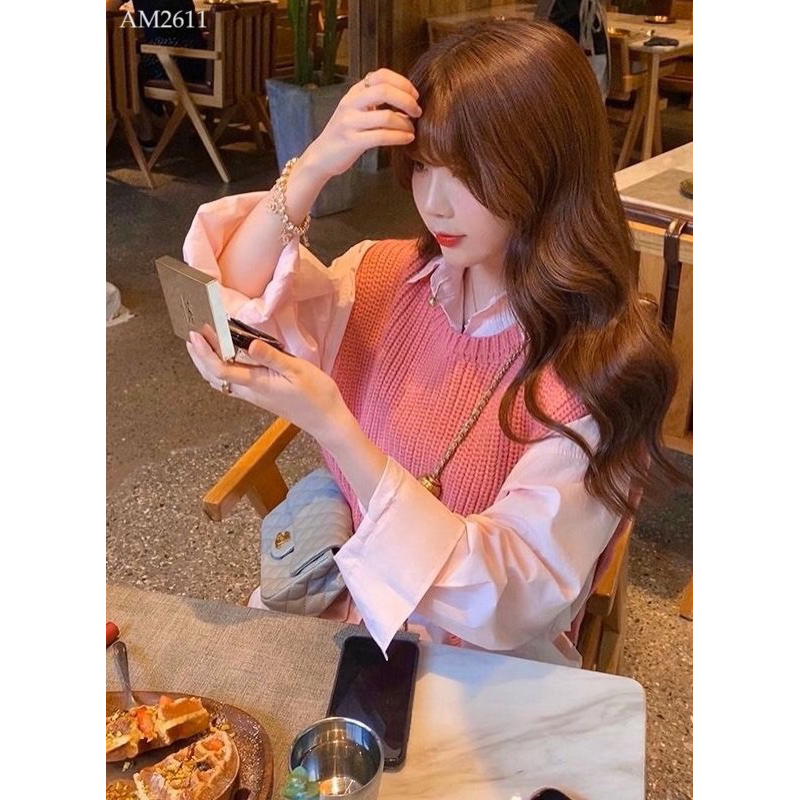 SET ÁO SƠ MI VÀ GILE NỮ