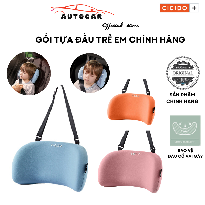 Gối Tựa Đầu Ô Tô Dành Cho Trẻ Em Nhập Khẩu Chính hãng CICIDO Cao Cấp Mẫu Mới | BigBuy360 - bigbuy360.vn