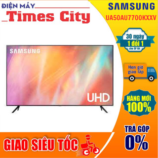 Smart tivi samsung 4k 50 inch ua50au7700kxxv