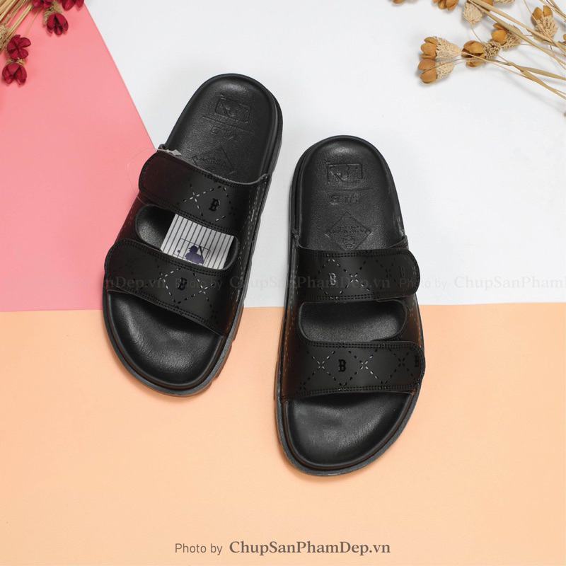 Dép MLB logo BosTon 2 Quai Nhiều Màu Nam Nữ