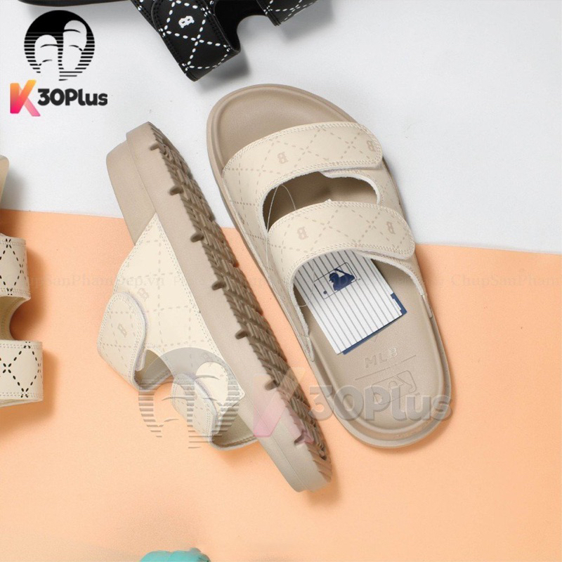 Dép MLB logo BosTon 2 Quai Nhiều Màu Nam Nữ