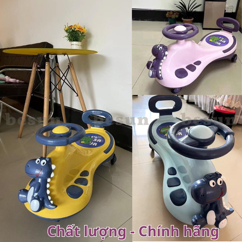 Xe lắc cho bé có đèn và nhạc BESUN KL12 chòi chân