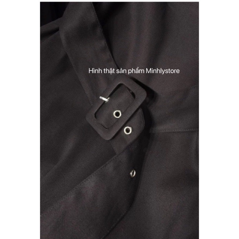 ĐẦM ZA.RA TAY BỒNG KÈM BELT SANG TRỌNG