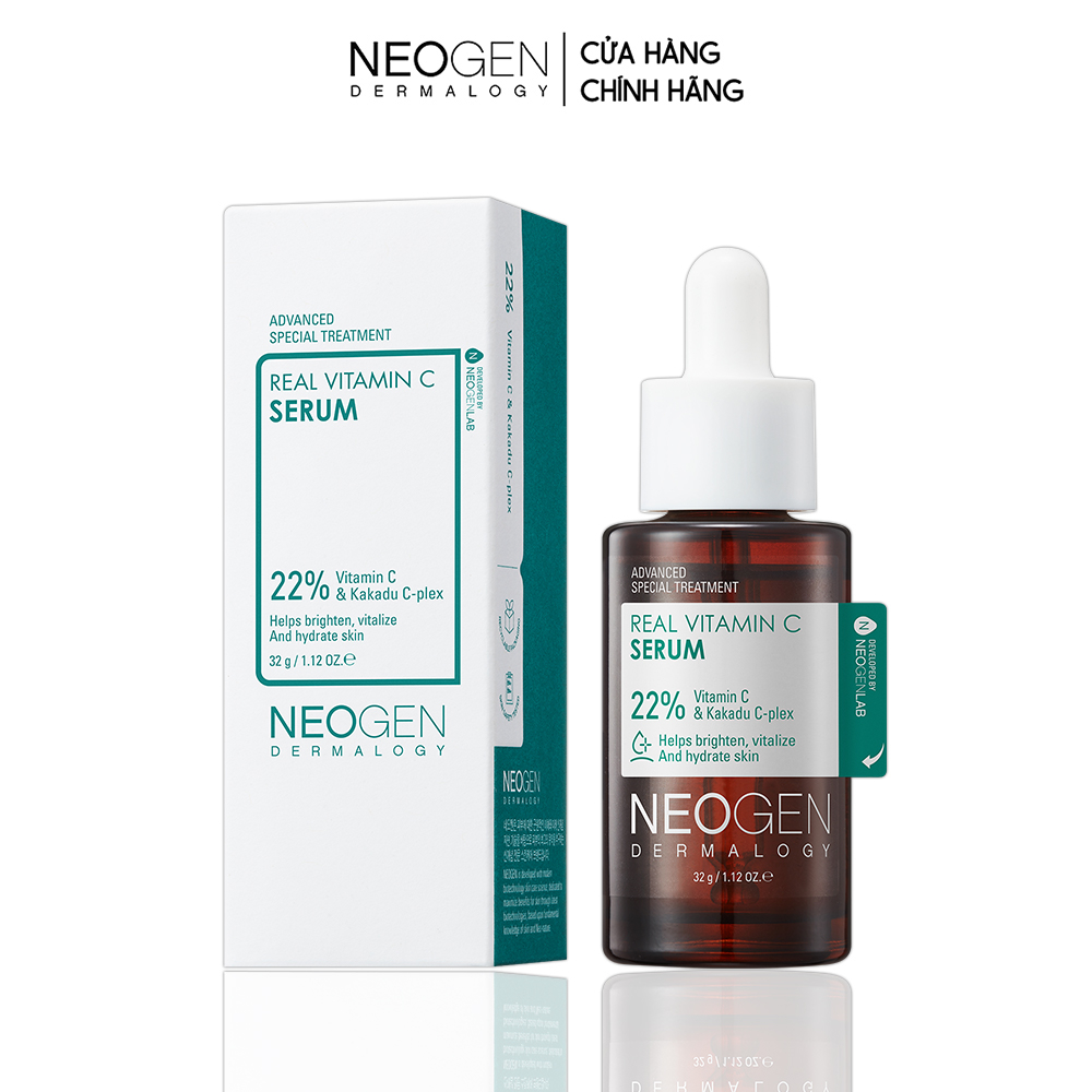 Tinh Chất Dưỡng Trắng Mờ Thâm Phục Hồi Da Nhạy Cảm Neogen Dermalogy Real Vitamin C Kakadu Serum 32g