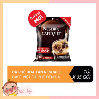 Nescafé Café Việt Cà phê đen đá Cà phê đen hòa tan Bịch 35 gói