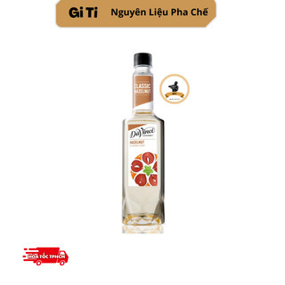 Siro/Syrup Davinci Hazelnut /Siro Davinci Hạt Phỉ 750ml
