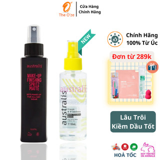 Xịt khóa nền trang điểm lì kiềm dầu - Australis Make Up Finishing Spritz Matte 150ml