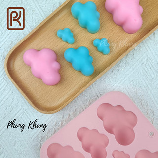Khuôn silicon Phong Khang làm rau câu hình đám mây