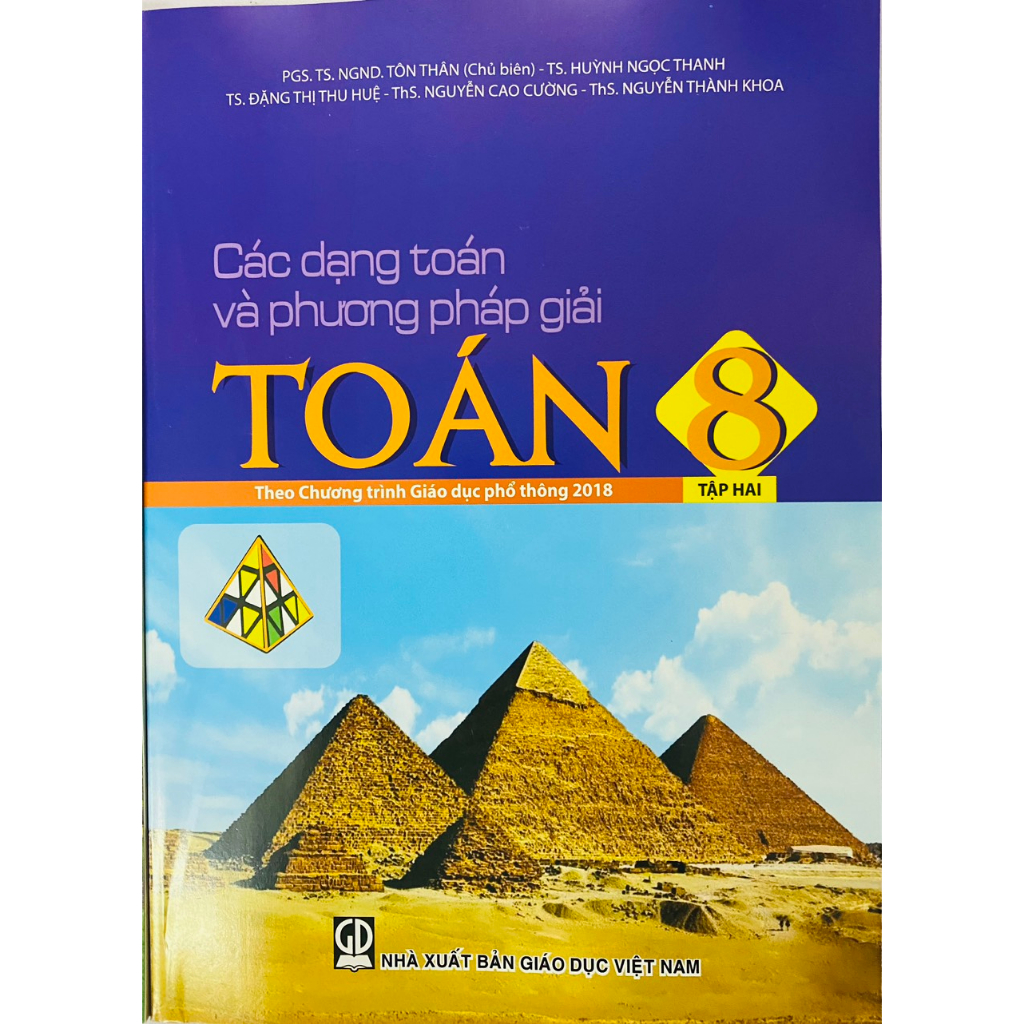 Sách - Các dạng toán và Phương pháp giải Toán 8 (tập 1+2) chương trình mới