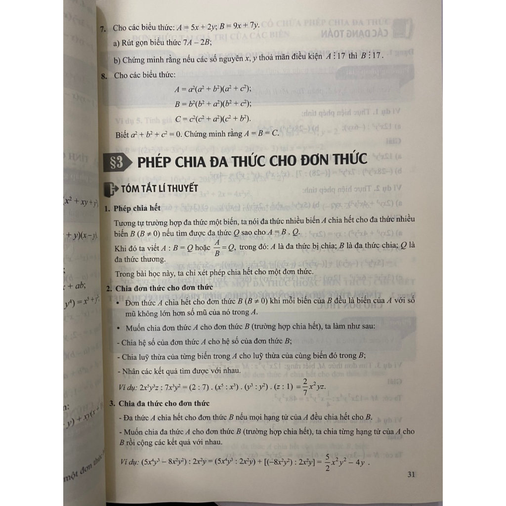 Sách - Các dạng toán và Phương pháp giải Toán 8  chương trình mới