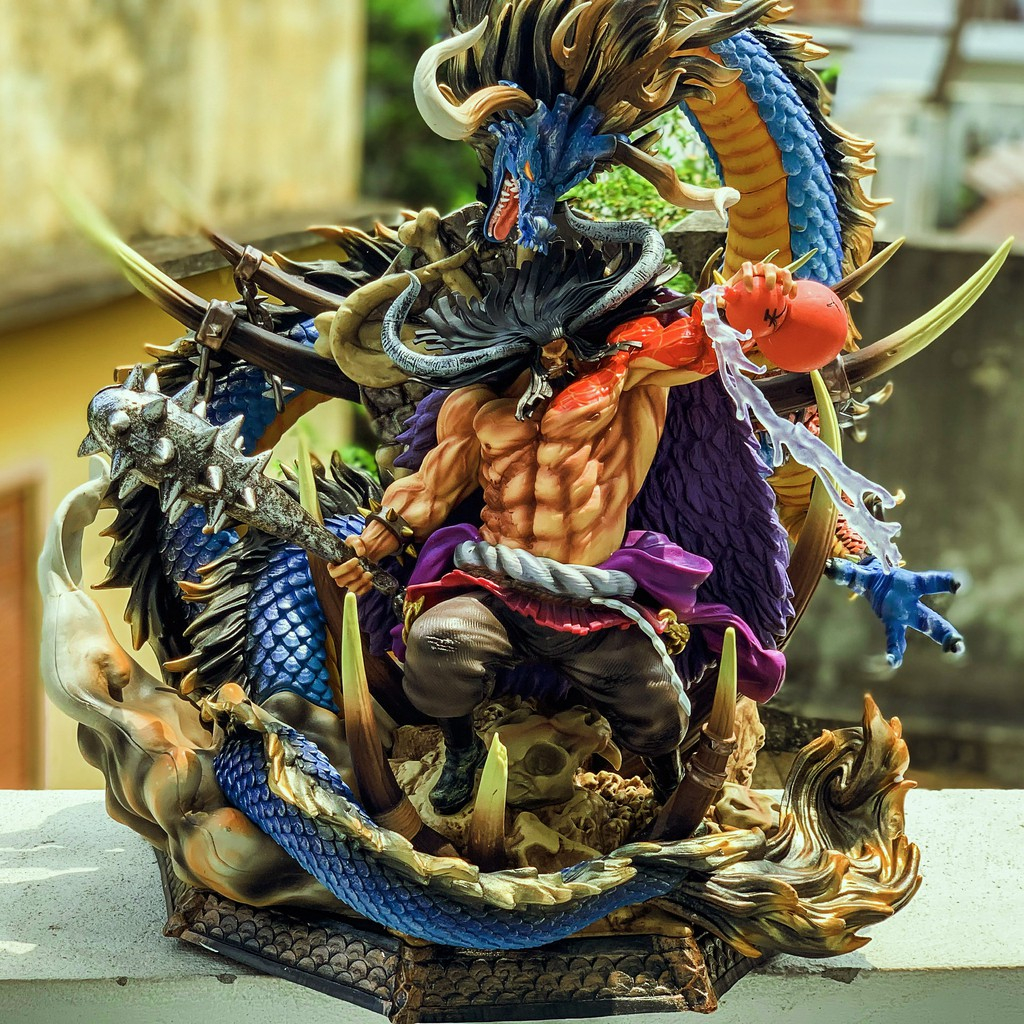 MH29 - Mô Hình Cao Cấp Tứ Hoàng Kaido Siêu To Cao 50cm Nặng 15kg - Mô Hình One Piece