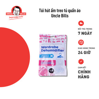 Miếng Hút Ẩm Móc Treo Uncle Bills BA2201 Khử Mùi Tủ Quần Áo - Hàng Nhập Khẩu