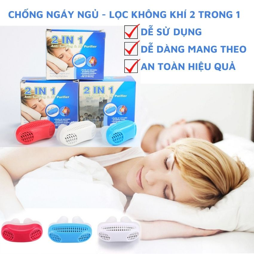 Dụng Cụ Chống Ngáy Ngủ 2 in 1