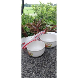 BỘ THỐ SỨ 2 MÓN NẤP HÚT CHÂN KHÔNG