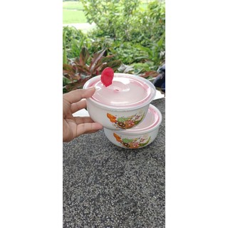 BỘ THỐ SỨ 2 MÓN NẤP HÚT CHÂN KHÔNG