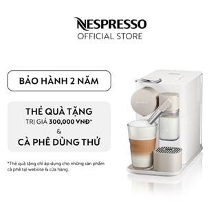 Máy pha cà phê viên nén Nespresso Lattissima One Trắng