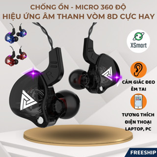 Tai Nghe Chống Ồn QKZ AK6 PRO Bass Siêu Khủng, Âm Thanh Cực Đỉnh, Nghe Nhạc Chơi Game Đỉnh Cao