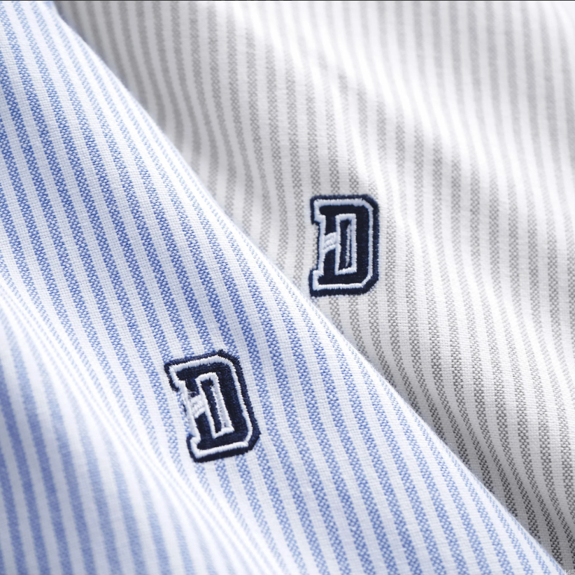 Áo sơ mi nam tay dài ICONDENIM Oxford kẻ sọc thanh lịch - SMID0145