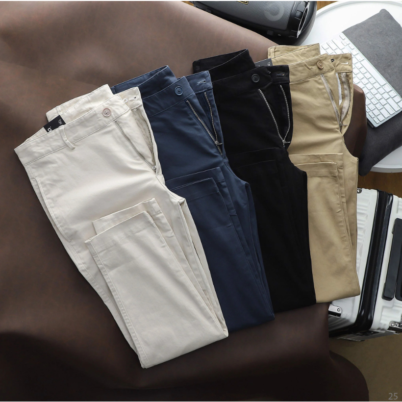 Quần nam Kaki ICONDENIM Casual chuẩn form thanh lịch - QKID0025