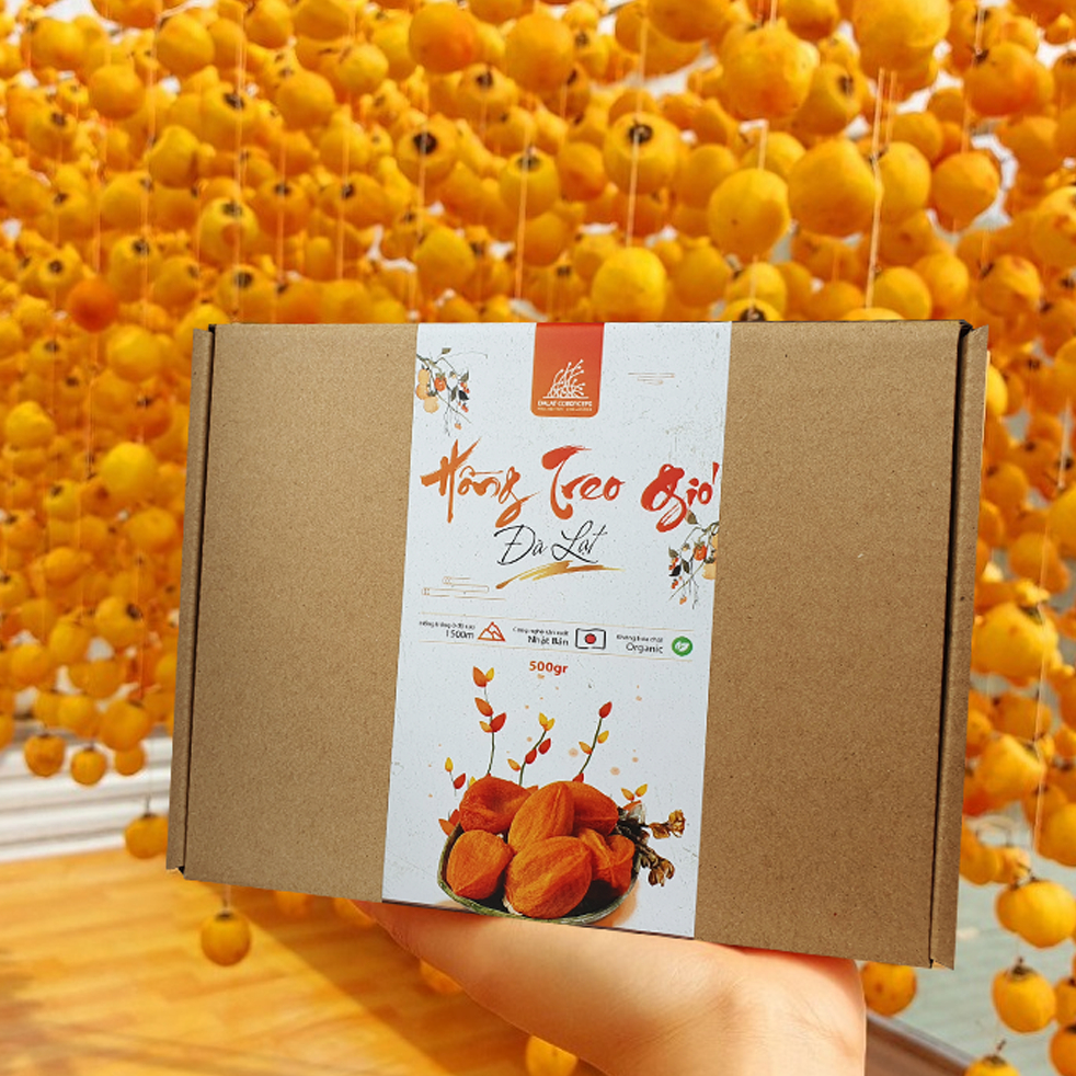 Hồng treo gió Đà Lạt - Dalat Cordyceps - Loại cao cấp