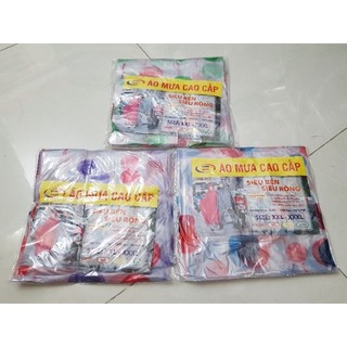 Áo mưa dù chấm bi - Áo mưa cánh dơi bi to - xẻ tà