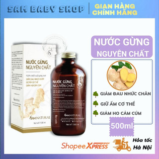 Nước Cốt Gừng Nguyên Chất 500ml Chiết Suất Gừng Tươi Gíup Giữ Ấm Cơ Thể Mẹ Sau Sinh Và Cho Bé  - Date 2025